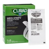 Skin Closure Strip Medi-Strips® 1 X 5 Inch Nonwoven Material Reinforced Strip White