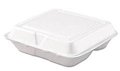Carryout Food Container Dart® Foam White Single Use