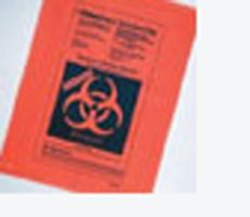 Autoclavable Biohazard Waste Bag Fisherbrand™ Biohazard Symbol Orange 24 X 30 Inch