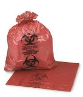 Biohazard Waste Bag Colonial Bag Biohazard Symbol / Infectious Waste 20 to 30 gal. Red 30 X 36 Inch