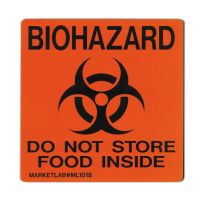 Door / Wall Sign Caution Biohazard