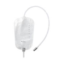Urinary Leg Bag Conveen® Security+ Anti-Reflux Valve / Clamp Valve NonSterile 1,000 mL Vinyl / Flocked, BX/10