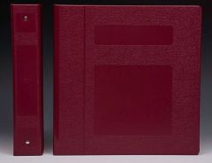 Binder Titan 3 Ring Burgundy 300 Sheets Side Opening