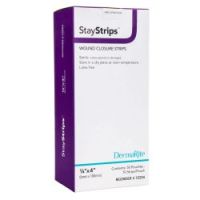 Skin Closure Strip StayStrips® 1/8 X 3 Inch Nonwoven Material Flexible Strip White