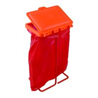 Benchtop Biohazard Bag Holder Kit Bel-Art™ Disposable, Autoclavable