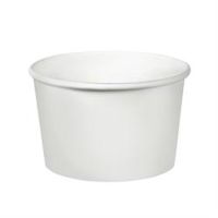 Food Container Solo® 8 oz. Paper White Single Use