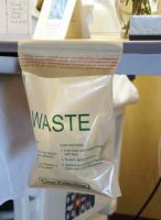 Bedside Bag 9 X 10 Inch White Polyethylene