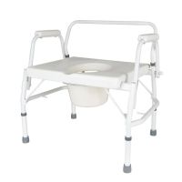 Bariatric All-in-One Drop Arm Commode