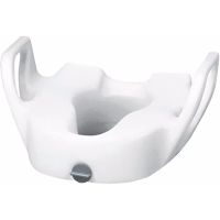Ableware Premium Elevated Toilet Seat with Lock - with Arms