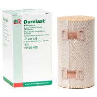 Durelast Extra Short Stretch Bandage - 4" x 5.5 yd (10 cm x 5 m) - 1 Roll
