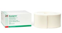 Komprex Foam Rubber - White Bandage Roll - 0.4" Thick (10 mm) - 3.2" x 2.2 yds. (8 cm x 2 m)