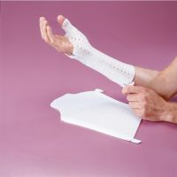 Rolyan AquaForm Zippered Wrist and Thumb Spica Splint - Short, LG
