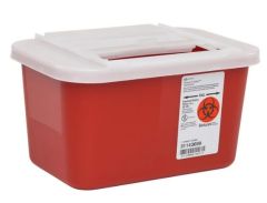 Sharps Disposal - Gallon, Horizontal-Drop Opening Lid