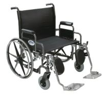 Drive Sentra Heavy Duty, Extra Wide Wheelchair - 20" with Footrests