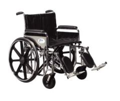 Drive Sentra Heavy Duty Wheelchair - 24" Desk Arm with Legrests