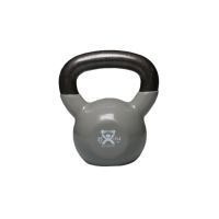 CanDo Kettle Bell - 25 lbs., Silver