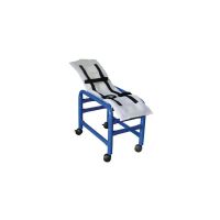 Blue Reclining Bath Chair - Small - White Material