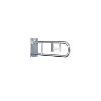 Moen Flip-Up Grab Bar- Peened with Toilet Paper Holder