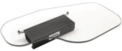 Clear Flip-Away Half Tray without Rim - Invacare Pronto, Right
