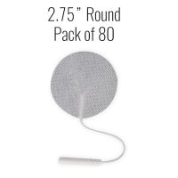Metron Cloth Electrodes - 2.75 in. Round - Case of 80