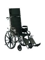 Invacare 9000 XT Recliner Wheelchair- 22" W x 18" D, Desk Arm