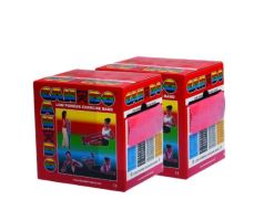 CanDo Bands - 100 Yard Roll Exercise Band Twin-Paks - Light, Red