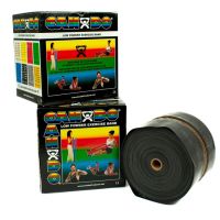 CanDo Bands - 100 Yard Roll Exercise Band Twin-Paks - X-Heavy, Black, Latex