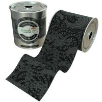 Ecotape 7.5cmX5m Black With Gray Print Box of 4
