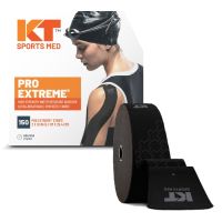 KT Tape PRO Extremes Tones - 10", 150/Roll, Jet Black