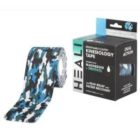 Heali Pro Precut Roll 20 Strips/Roll 2" x 10" Blue Camo