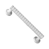 SafetyGrip® 14 Straight Grab Bar White