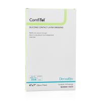 ComfiTel Silicone Contact Layer Wound Dressing - 4"x 7"