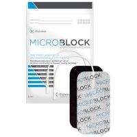 MicroBlock - 2" X 3.5" Rectangle Cloth Electrode - 4 pack