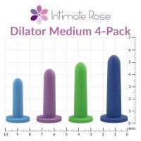 Intimate Rose 4 Pack Dilators - Sizes 3-6 - Medium Pack