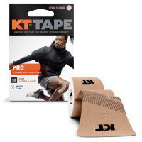KT Tape PRO Synthetic Pre-cut - 10" Strips - 20 per Roll - Beige