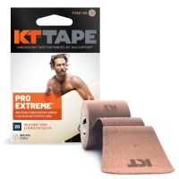 KT Tape PRO Extreme - Pre-Cut 10" Strips - 20/Roll - Beige