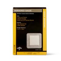 Bordered Gauze Adhesive Island Wound Dressing MSC3222Z