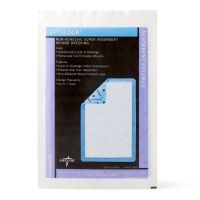 OptiLock Nonadhesive Super Absorbent Wound Dressings, 8" x 12", in Educational Packaging MSC64812EPH