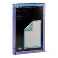 OptiLock Nonadhesive Super Absorbent Wound Dressings, 8" x 12", in Educational Packaging MSC64812EPZ