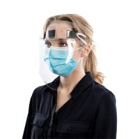 BetterShield Face Mask with Elastic Ribbon, One Size, 11.125" x 12" x 1"
