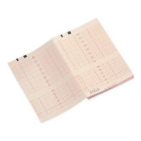 Fetal Chart Paper, Pegasus, Red Grid, Black Trace