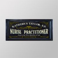 Nurse Practitioner Decorative Framed Mirror, Personalized