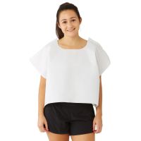 Tissue / Poly / Tissue Deluxe Disposable Exam Capes, 30" x 21", White