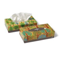 Standard Flat Paper Facial Tissue,8"x8.3"