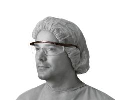 Clear Safety Glasses with Black Frame NON24774H