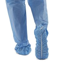 Nonskid Multilayer Shoe Covers, Blue, Size Regular