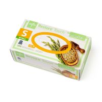 Restore Touch Powder-Free Nitrile Exam Gloves with Oatmeal, Size S OAT3001H