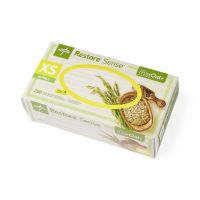 Restore Sense Green Powder-Free Nitrile Exam Gloves with maxOat+, Size XS, OAT4583H