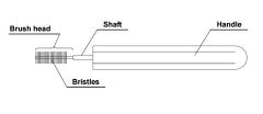 SOFT BRUSH, SINGLE USE