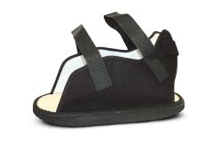 Canvas Cast Boot with Rocker Sole and Hook-and-Loop Closures, Size L